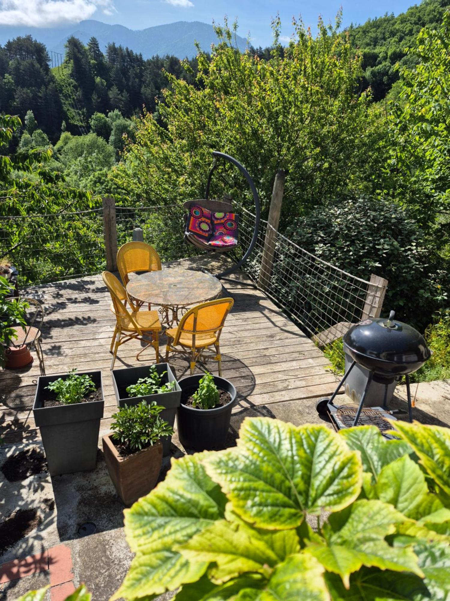Grande Terrasse Avec Vue Entre Mediterranee Et Pays Cathare Cailla Exteriér fotografie